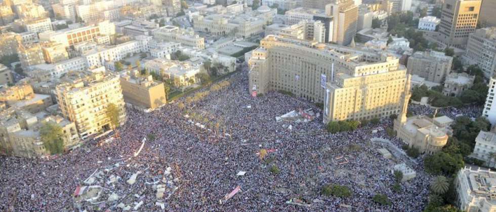 Tahrir Square demonstration in Cairo, August 2011 ( AFP )