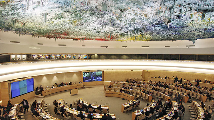 Session of UN Human Rights Council in Geneva (file)
