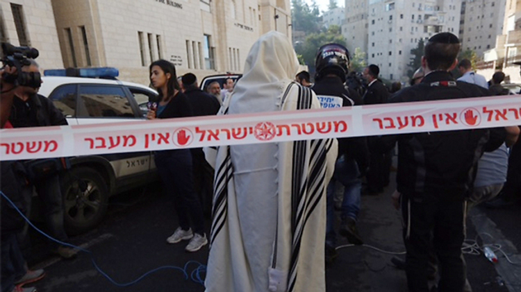 Terror attack in a west Jerusalem synagogue, November 18, 2014