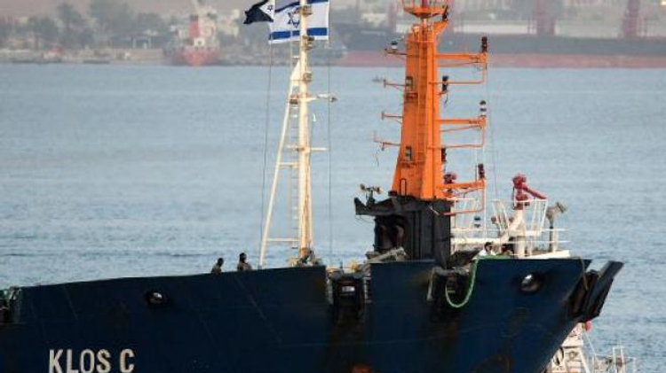 Klos C vessel intercepted by Israel en route from Iran to Sudan in March 2014