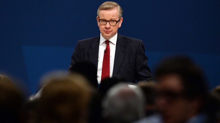 Le Lord Chancelier et le secrétaire d'État à la Justice du Royaume-Uni Michael Gove
