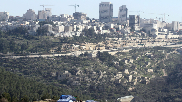 Beit Iksa seen from afar