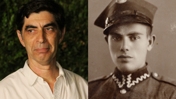 Simha Goldin and his father, a Polish soldier who was taken captive by the Soviet Army (Photos: Ido Erez, the Goldstein-Goren Diaspora Research Center at Tel Aviv University)