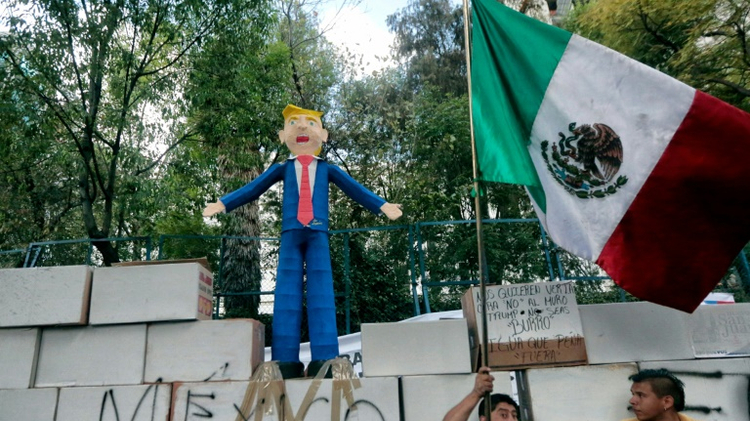 Thousands of Protesters March in Mexico Against President Trump