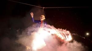 Trump, Islamic State effigies set ablaze in Mexico Easter ritual