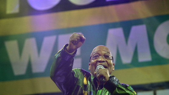 South Africa's Zuma easily wins no-confidence vote