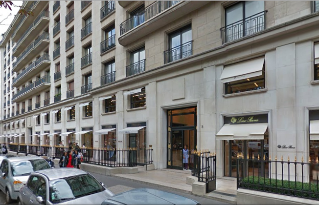 The Paris building in which an apartment was sold by an Israeli war veterans organization to the Emir of Qatar (StreetView GoogleMaps)