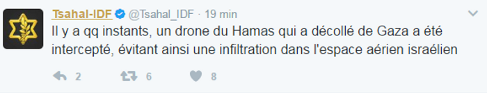 Compte officiel de Tsahal Twitter