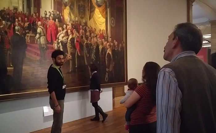 Yasser Almaamoun au musée Polina Garaev