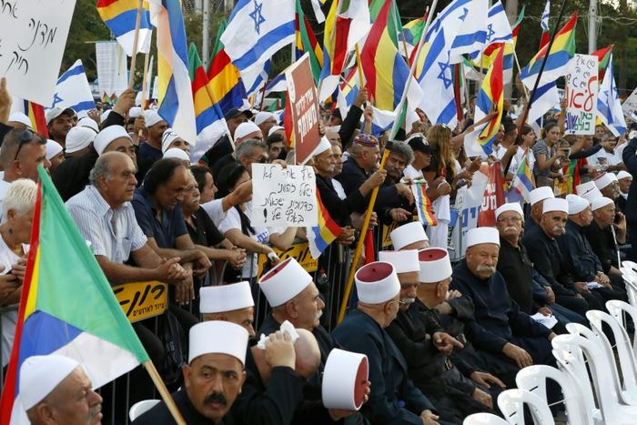 Israel's Arab minority rallies against new nation-state law
