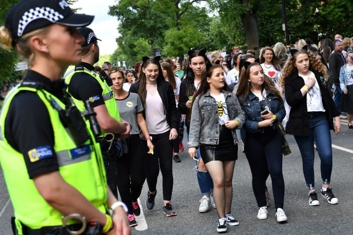 'One Love Manchester' concert goes on, drawing some 50000 fans