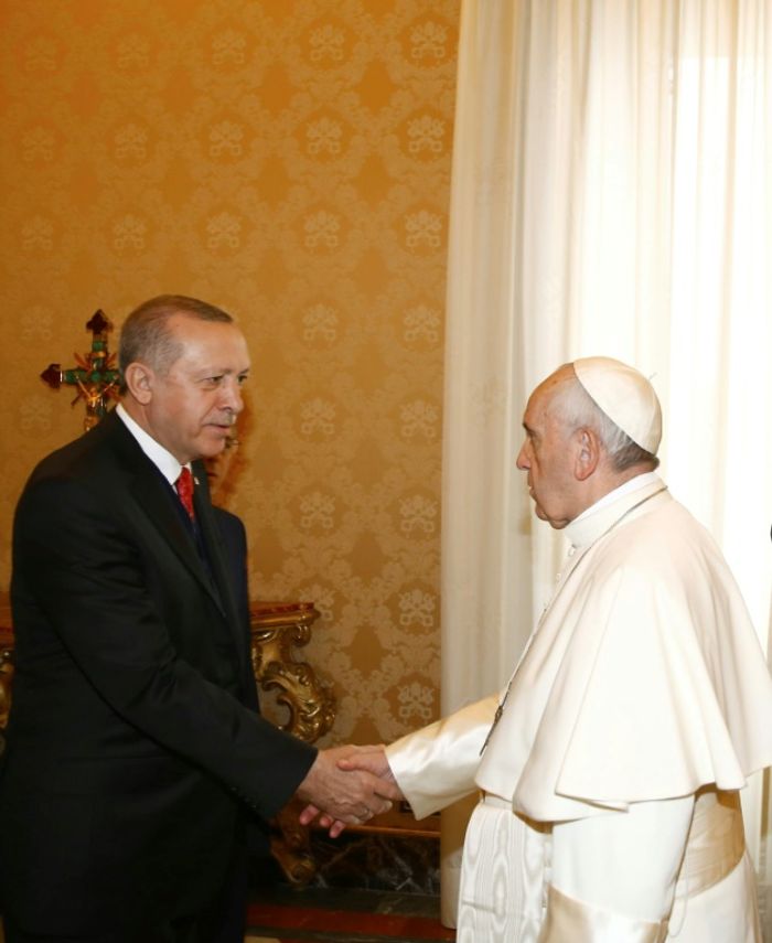 Erdogan, Pope back protection of Al-Quds' status Erdogan, Pope back protection of Al-Quds' status