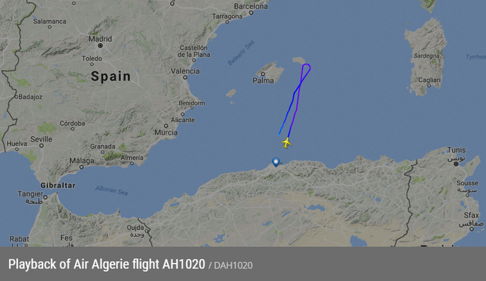 Air Algeria plane lands safely after technical fault