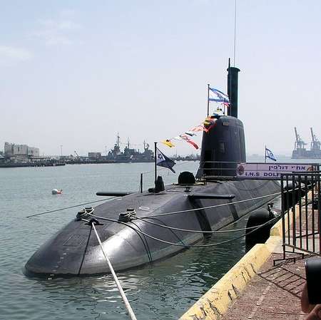 Sous-marin classe Dolphin de l'armée israélienne Dover Tsahal