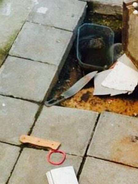 Couteau du terroriste lors de l'attentat à Tel Aviv - IDF