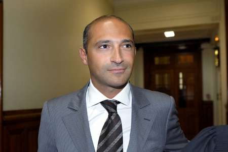 Thomas Fabius le 1er juin 2011 au Tribunal de Grande Instance de Paris ( Bertrand Guay (AFP/Archives) )