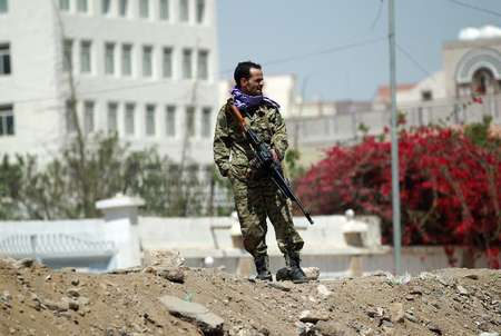 Un soldat yémenite le 10 mars 2015 à Sanaa - Mohammed Huwais (AFP/Archives) Mohammed Huwais (AFP/Archives)
