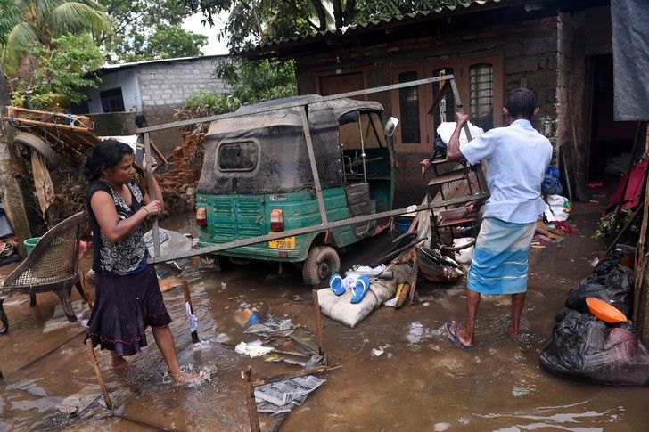 Au Sri Lanka, le bilan de la mousson dépasse les 200 morts