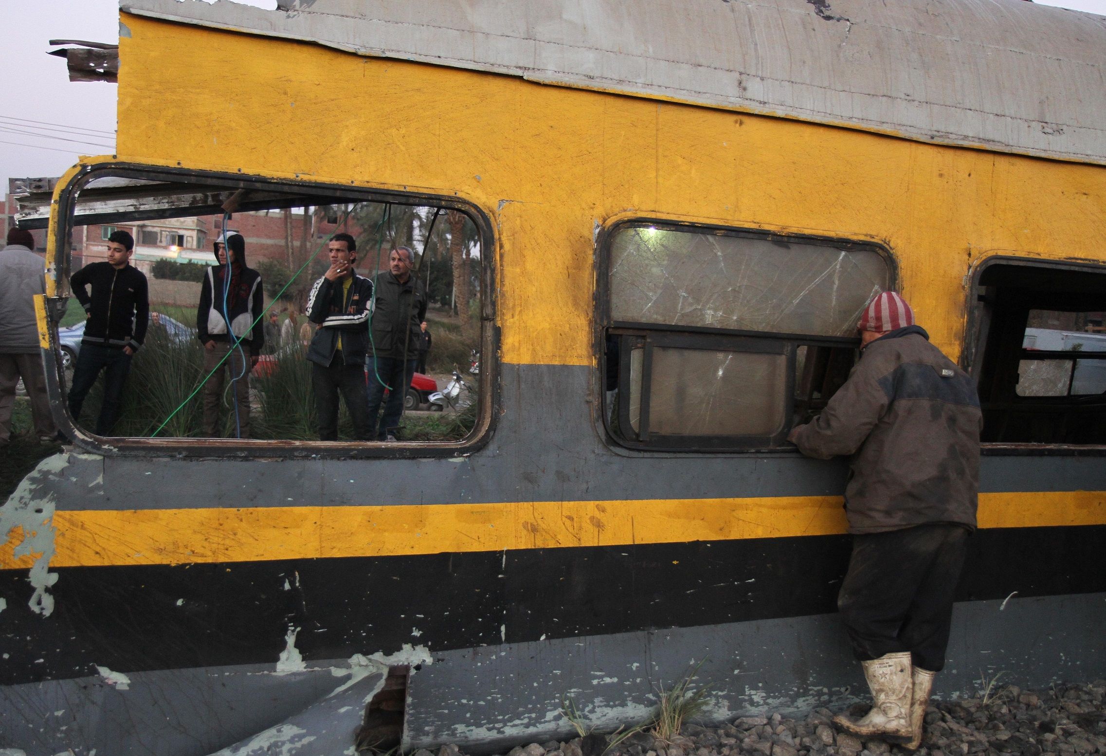 Train crash in Egypt's Alexandria kills 21, injures 55