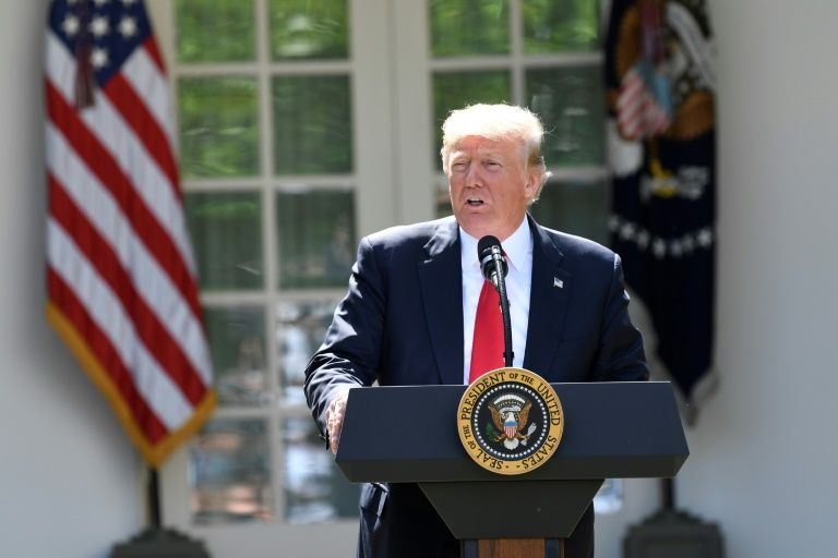 Donald Trump le 1er juin 2017 à WashingtonSAUL LOEB