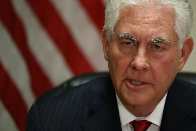 Trump's top diplomat Rex Tillerson is set to pay his first visit to Moscow as US secretary of stateJOE RAEDLE