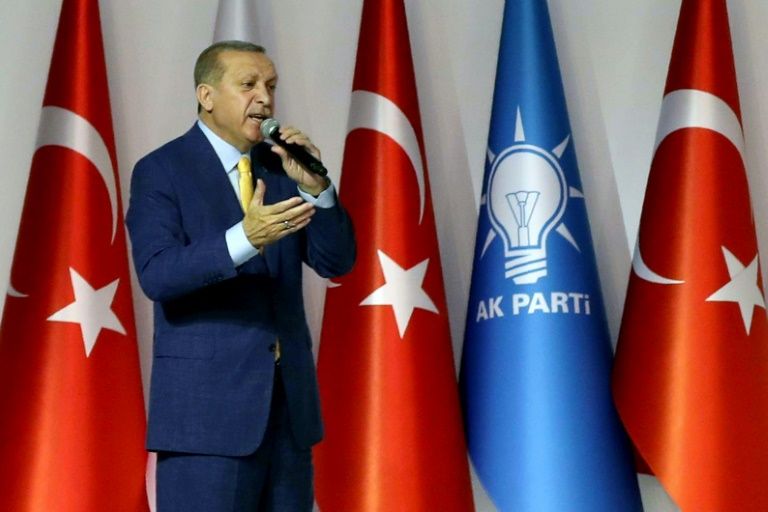 Turkey ruling party elects Erdogan as chairman Turkey ruling party elects Erdogan as chairman