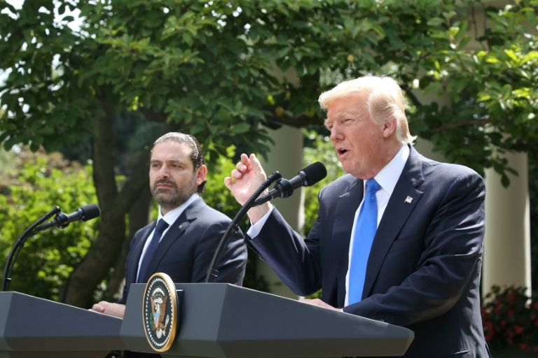 Trump says Hezbollah a 'menace' to entire Middle East