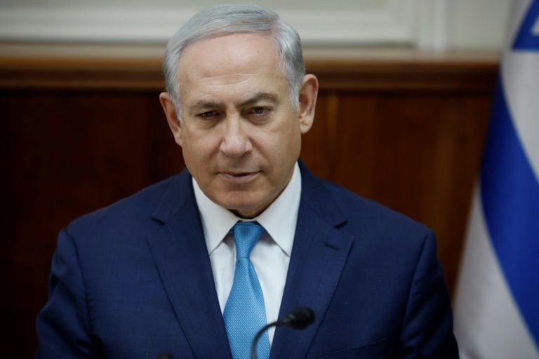 Le Premier ministre israélien Benjamin Netanyahu le 24 décembre 2017 à JérusalemAMIR COHEN