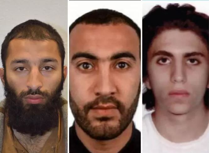 Khuram Shazad Butt Rachid Redouane and Youssef Zaghba Metropolitan Police