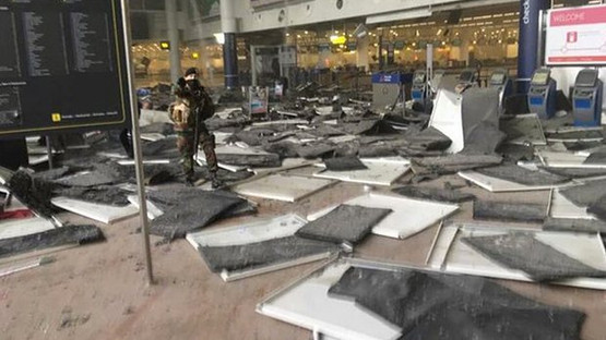 At least 34 killed and dozens injured in Brussels metro, airport attacks