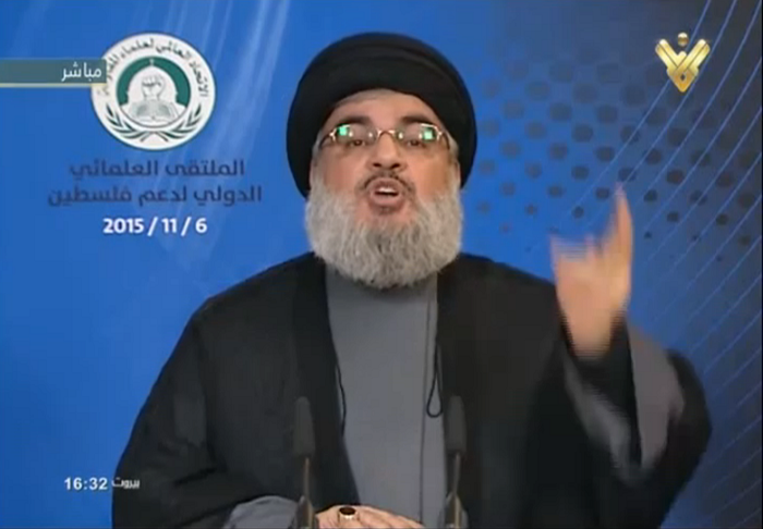 I24news نصر الله يؤكد على ضرورة دعم الانتفاضة الفلسطينية