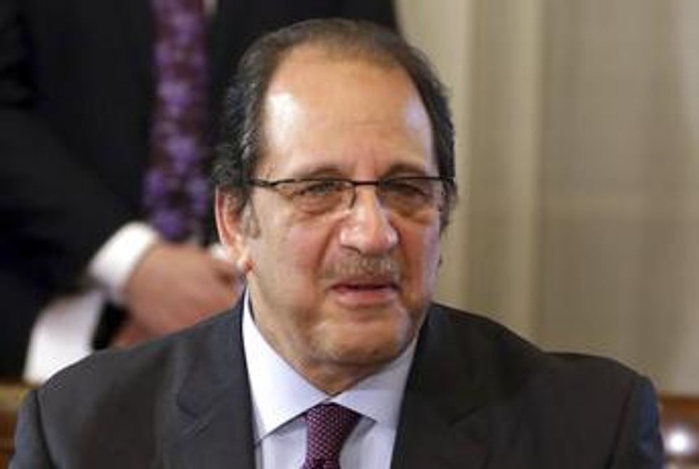 (Khaled Elfiqi/Pool photo via AP) رئيس المخابرات المصرية عباس كامل