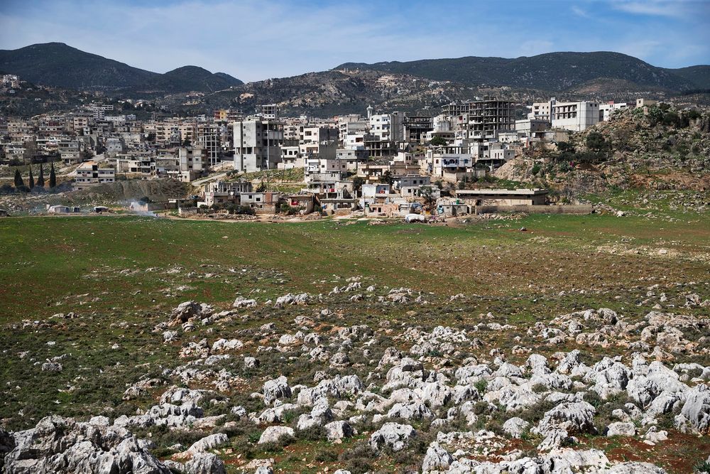 A view of the town of Masyaf in the Hama province of Syria, on March 2, 2016.