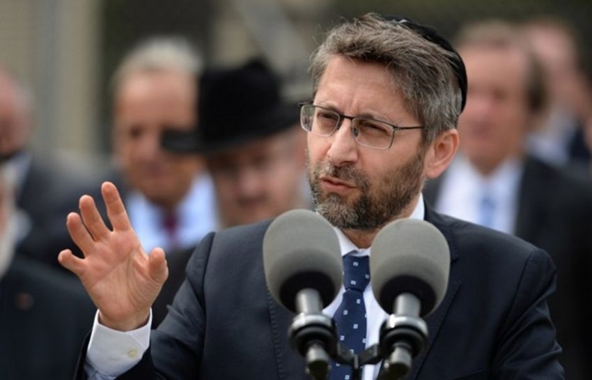 Le Grand Rabbin de France, Haïm Korsia, le 10 juin 205 à Versailles
