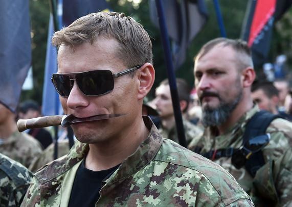 'Death To The Enemy' As Pro-Kiev Fighters March In Capital - I24NEWS