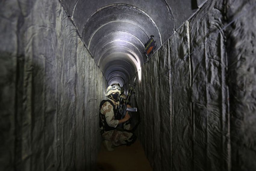 i24NEWS Egypt uncovers massive smuggling tunnel on SinaiGaza border