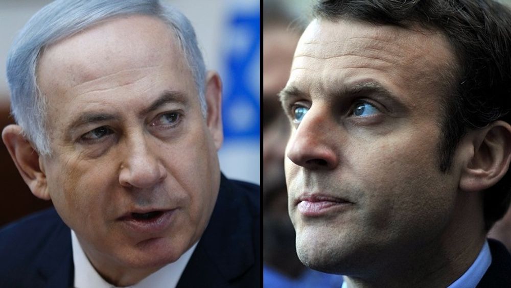 Netanyahou et Macron