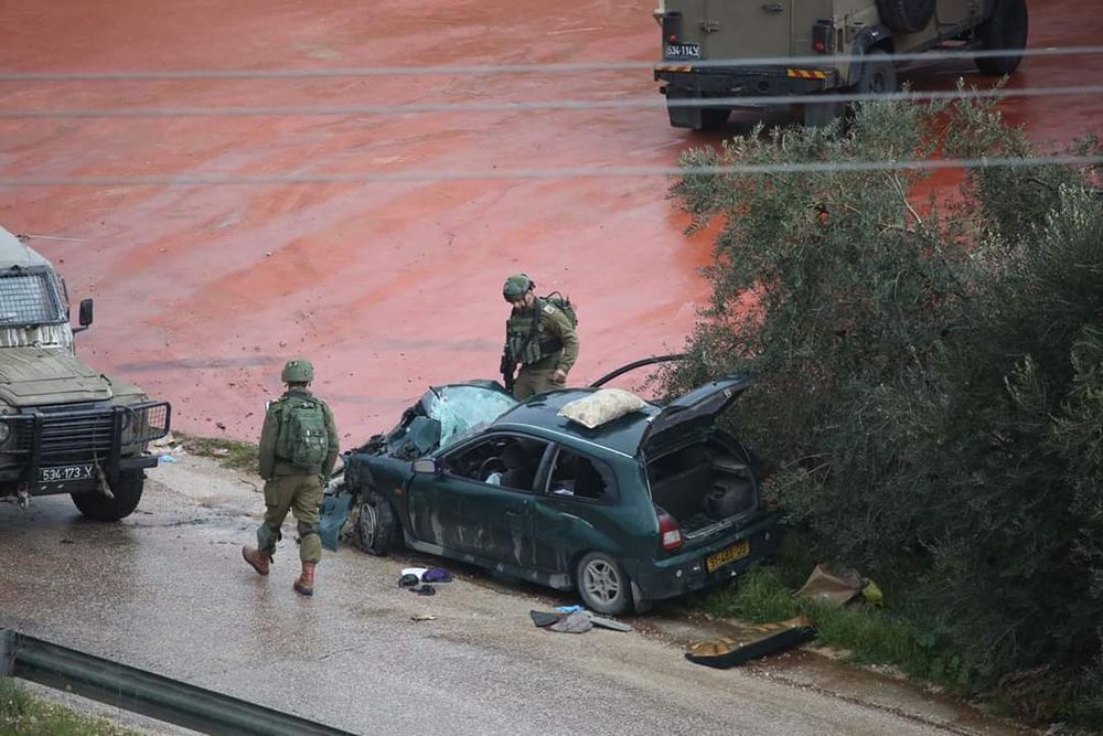 Attentat à la voiture bélier contre des soldats israéliens, le 4 mars 2019 en Cisjordanie