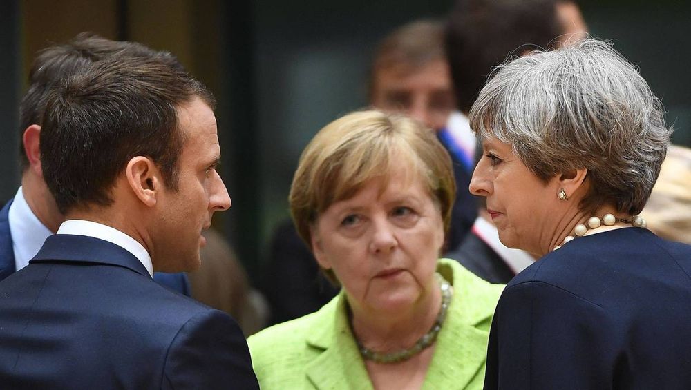 Emmanuel Macron, Angela Merkel et Theresa May se sont téléphoné ce dimanche. (Photo d'illustration)