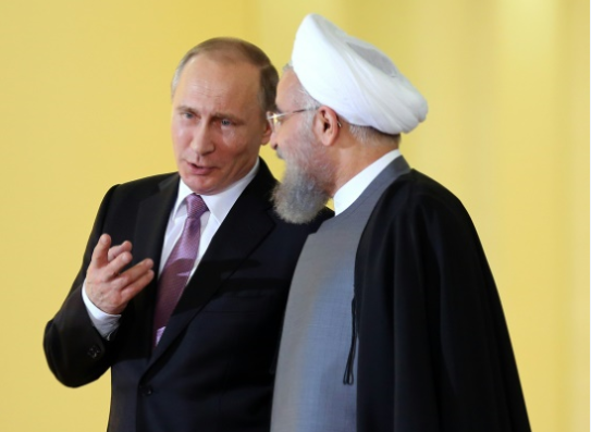Image result for putin rouhani'
