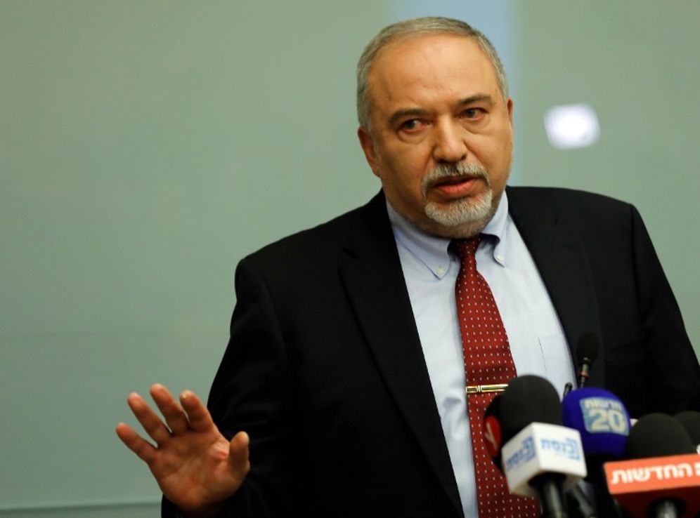 Avigdor Lieberman , le 14 novembre 2018
