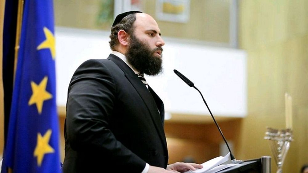 President of the European Federation of Jewish Associations, the Rabbi of Brussels Menachem Margolin