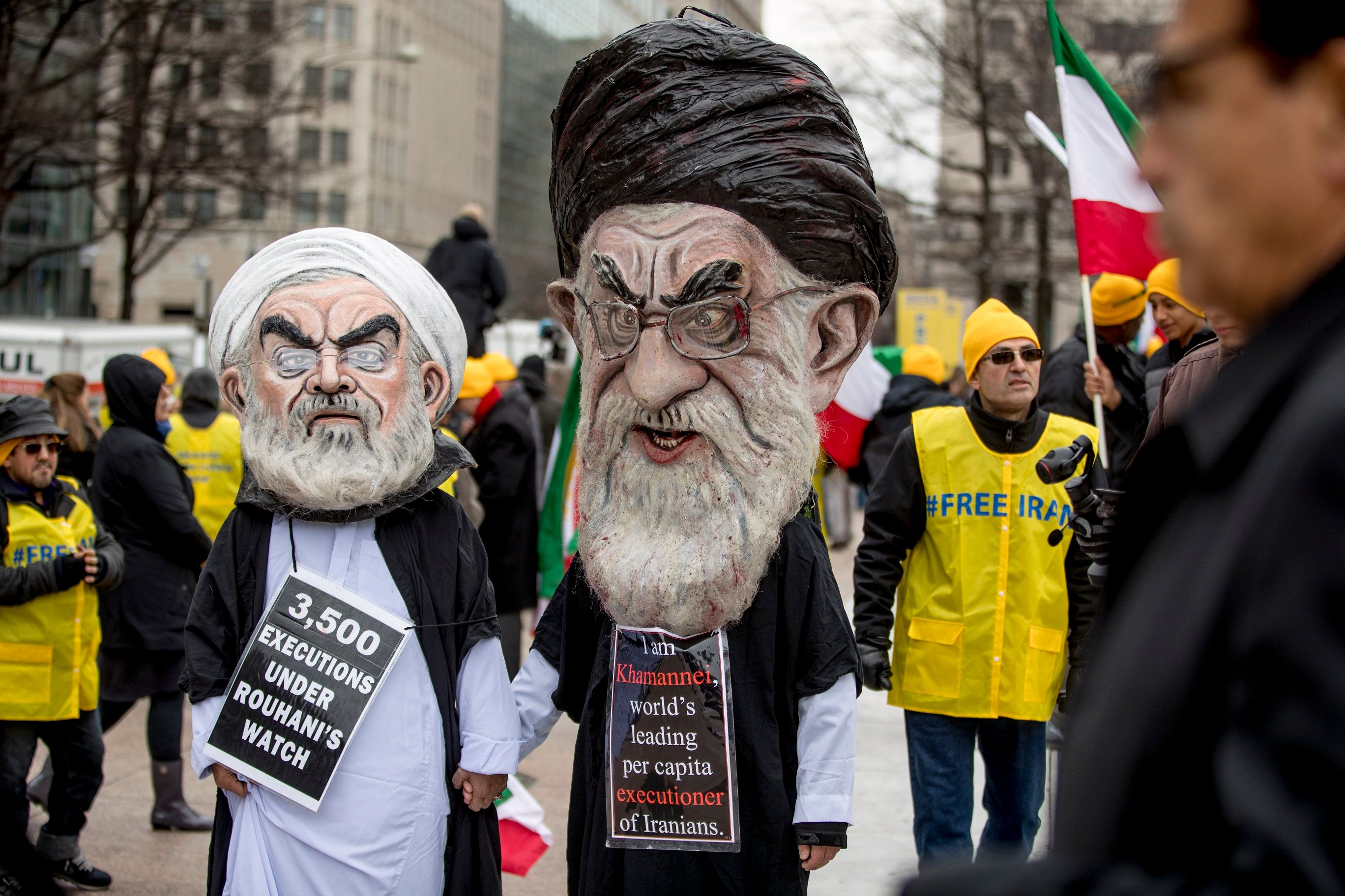 Iranian Protesters In Washington Echo Trump’s Tough Stance Against ...