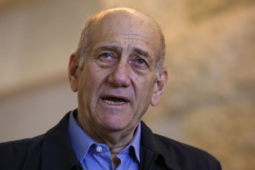 Former Israeli prime minister Ehud Olmert.