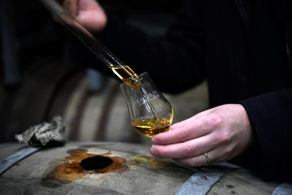 Illustration of a whiskey sampling