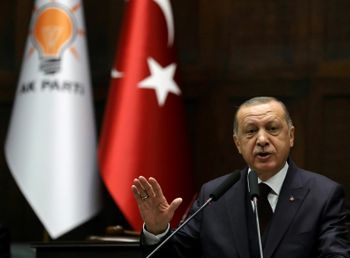 Le président Recep Tayyip Erdogan à Ankara le 6 novembre 2018