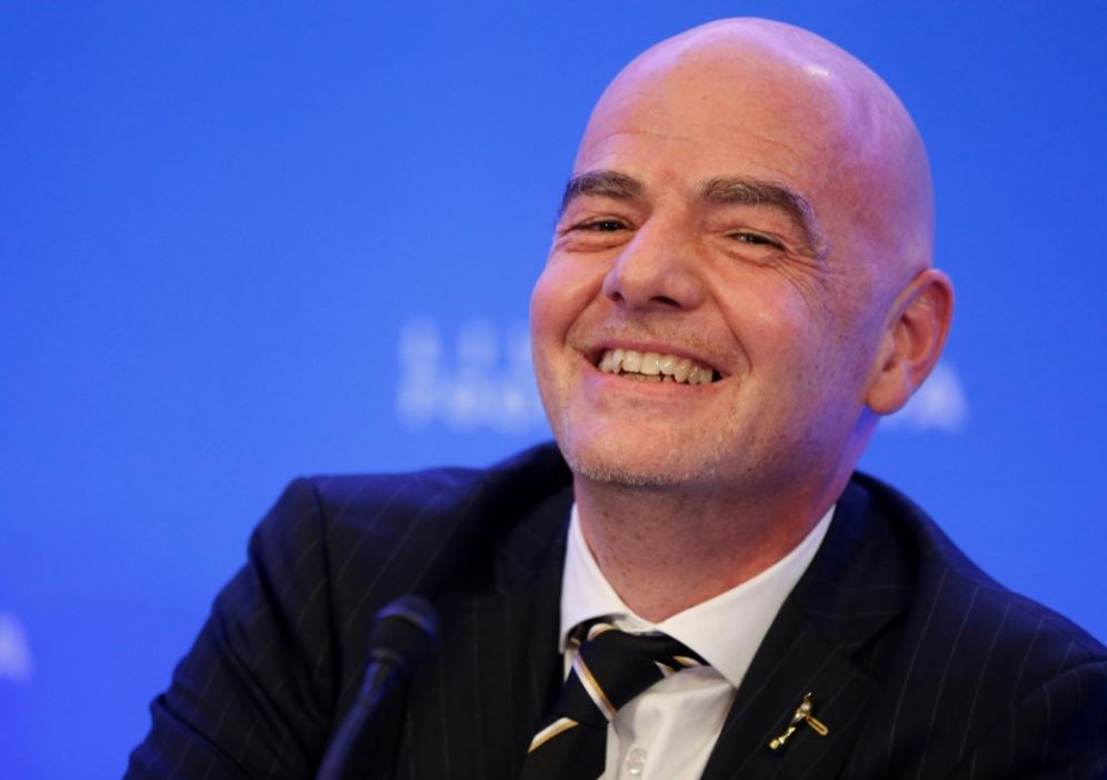 RHONA WISE (AFP) Le président de la Fifa Gianni Infantino