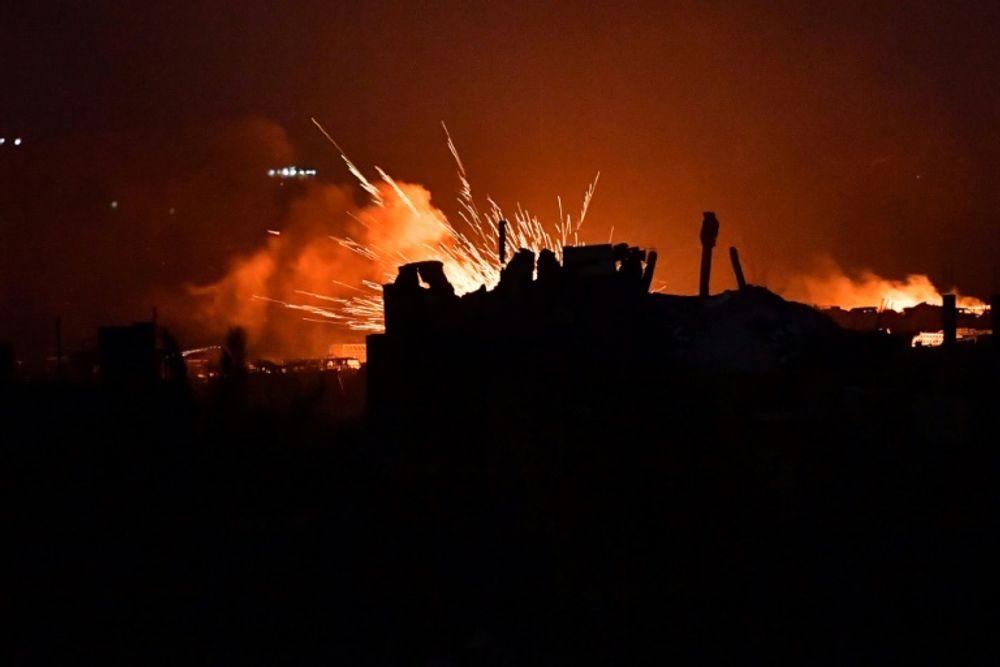 Illustration - Explosion near the Deir Ezzor region in eastern Syria.