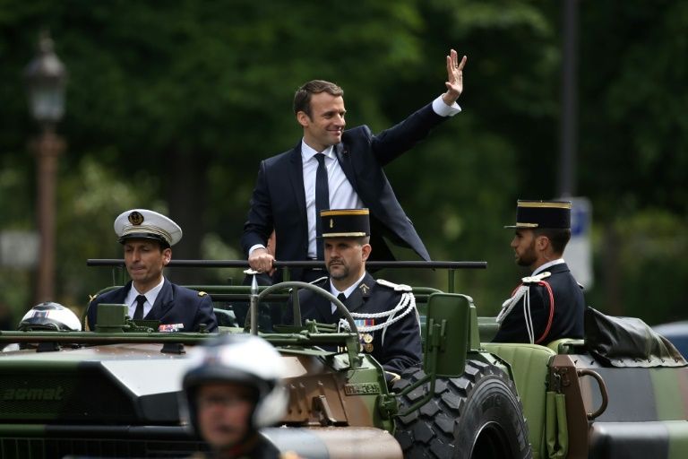 EN IMAGES Macron Ouvre Le Défilé Du 14 Juillet Avec Trump, Invité D