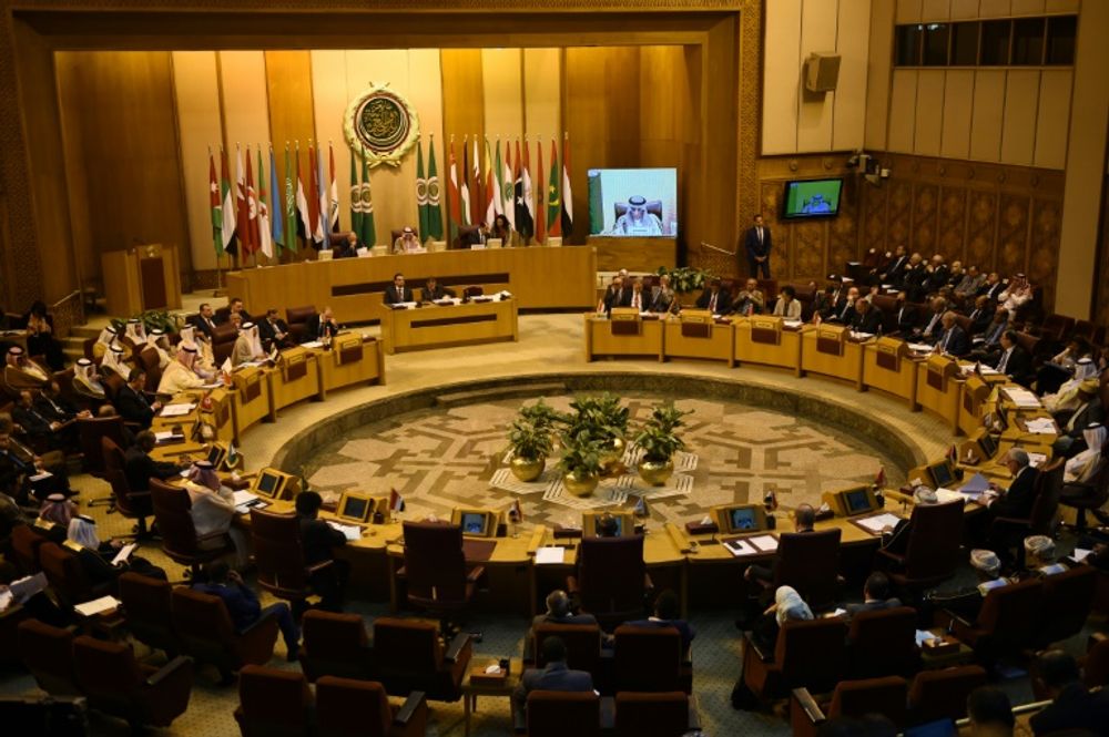 Ouverture au Caire d'une réunion ministérielle extraordinaire de la Ligue arabe pour dénoncer "l'agression israélienne" contre le peuple palestinien, le 17 mai 2018